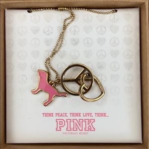 Pink Victoria’s Secret Long Necklace 💕✌🏼
